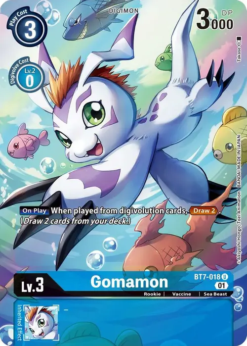Gomamon (Alternate Art) card art