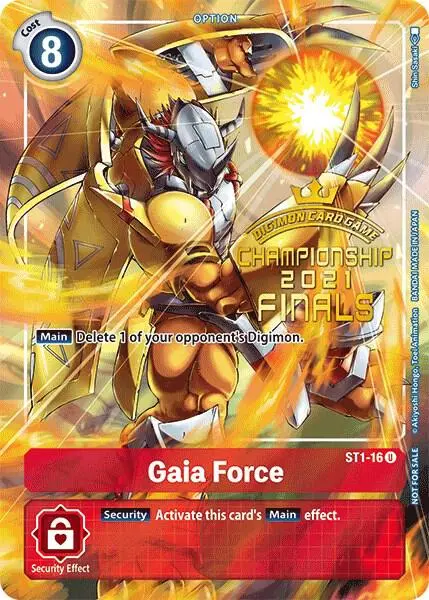 Gaia Force (2021 Championship Finals Tamer's Evolution Pack) card art