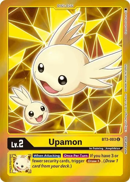 Upamon - BT3-003 (Event Pack 2) card art