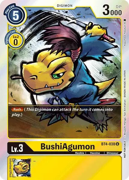 BushiAgumon (Event Pack 2) card art