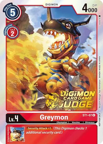 Greymon (Judge Pack 1) card art