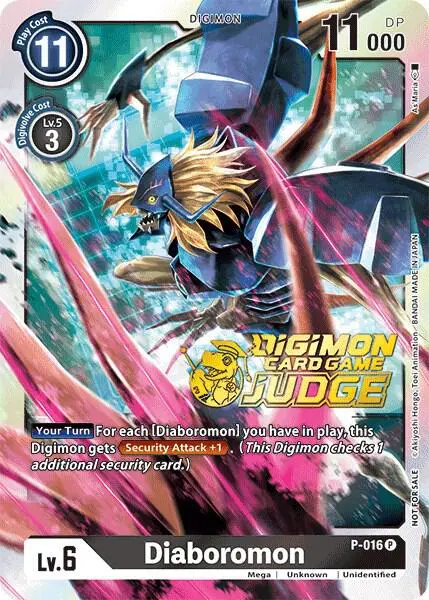 Diaboromon - P-016 (Judge Pack 1) card art
