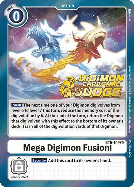 Mega Digimon Fusion! (Judge Pack 1) card art