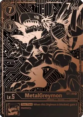 MetalGreymon - ST1-09 (2021 Championship Finals 3rd Place) card art