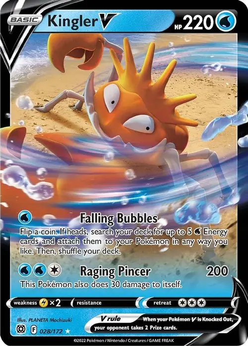 Kingler V card art