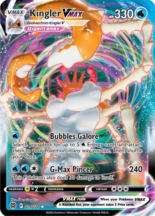 Kingler VMAX card art