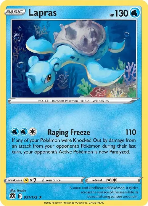 Lapras card art