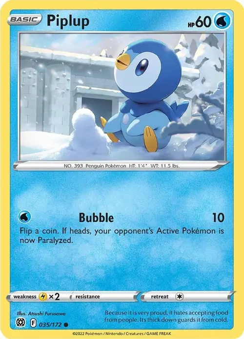 Piplup card art