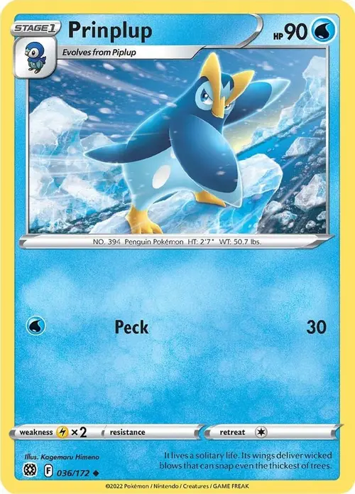 Prinplup card art