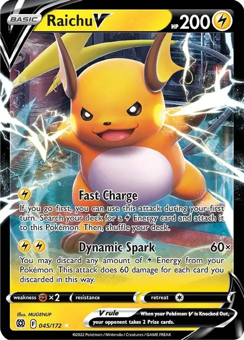 Raichu V card art