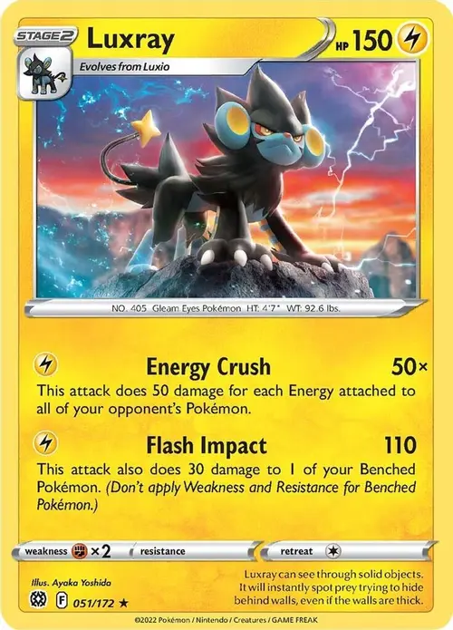 Luxray card art