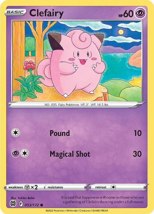 Clefairy card art