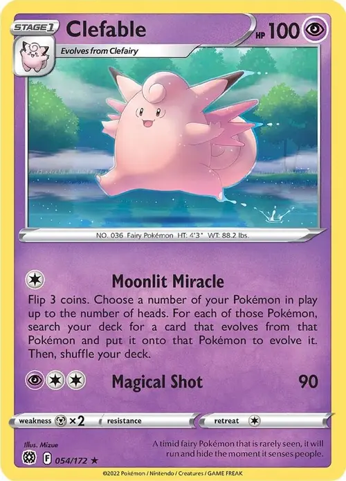 Clefable card art