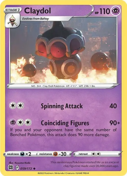 Claydol card art