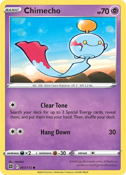 Chimecho card art