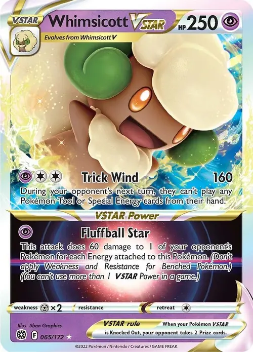 Whimsicott VSTAR card art