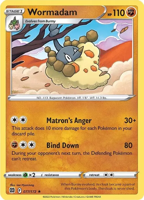 Wormadam (77) card art