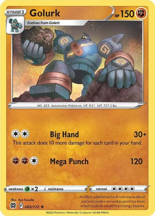 Golurk card art