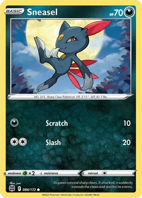 Sneasel card art
