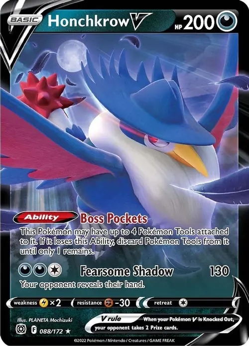 Honchkrow V card art
