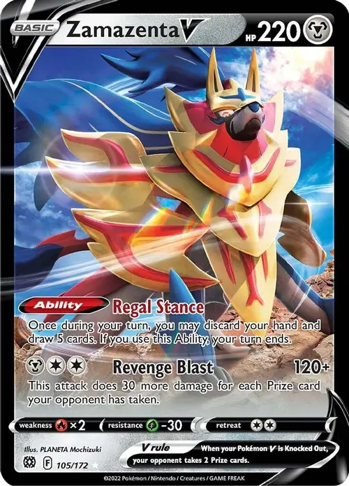 Zamazenta V card art