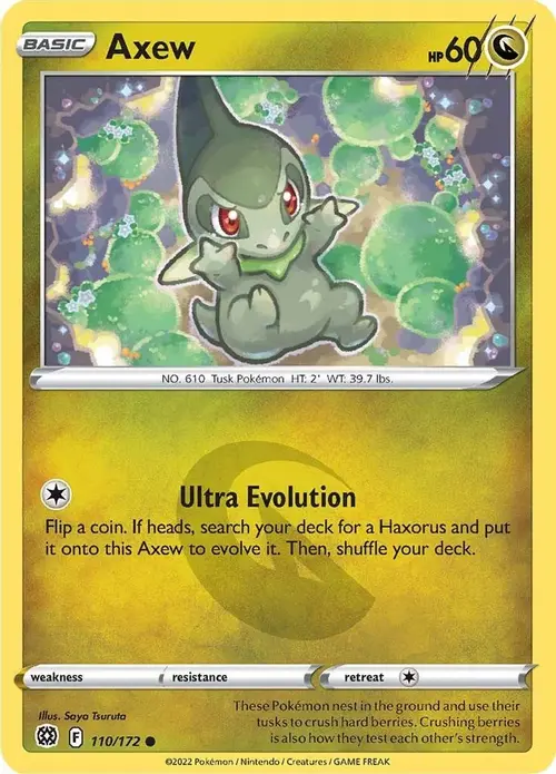 Axew card art