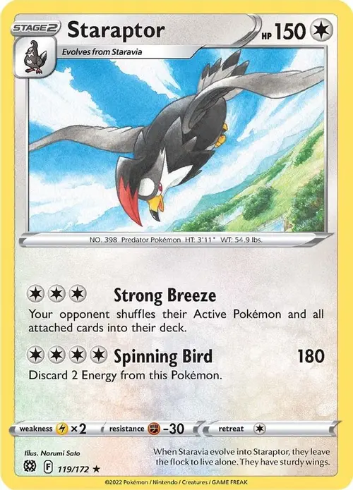 Staraptor card art