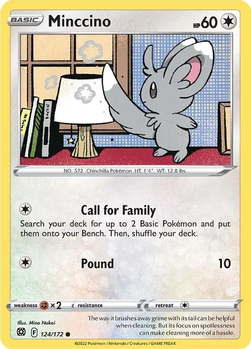 Minccino card art