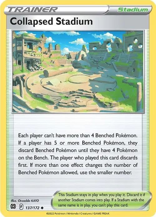 Collapsed Stadium card art