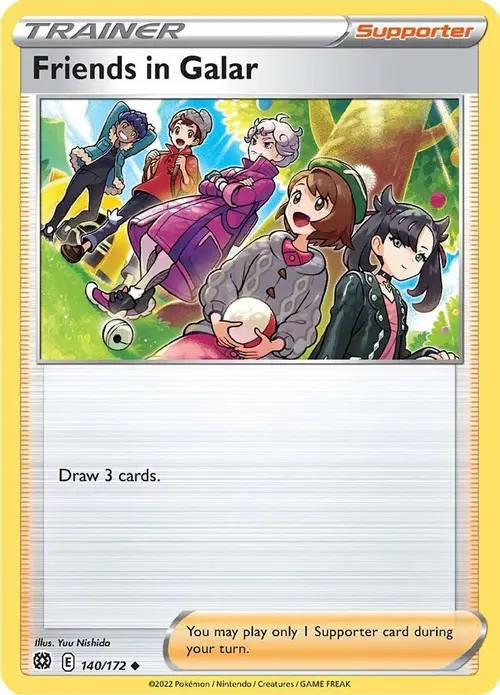 Friends in Galar card art