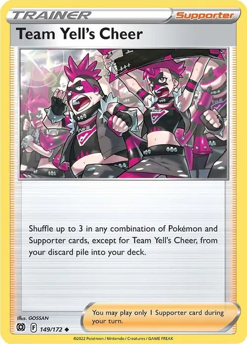Team Yell's Cheer card art