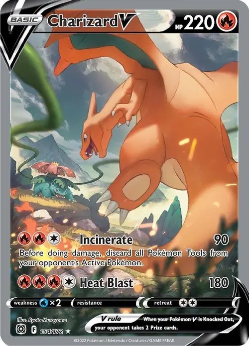 Charizard V (Alternate Full Art) card art