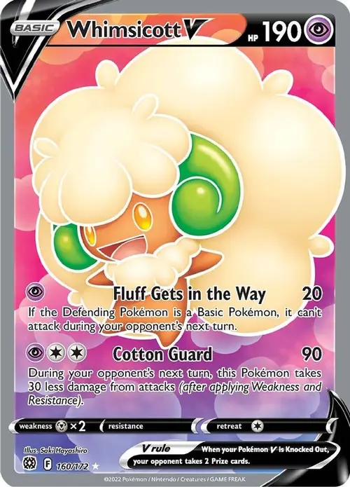 Whimsicott V (Full Art) card art