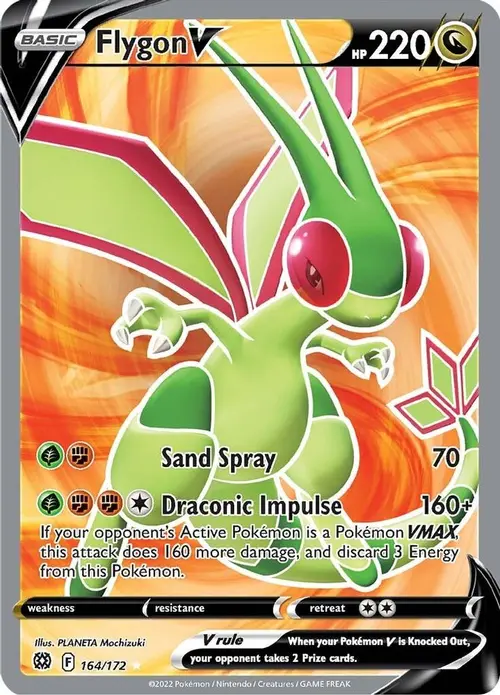 Flygon V (Full Art) card art
