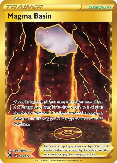 Magma Basin (Secret) card art