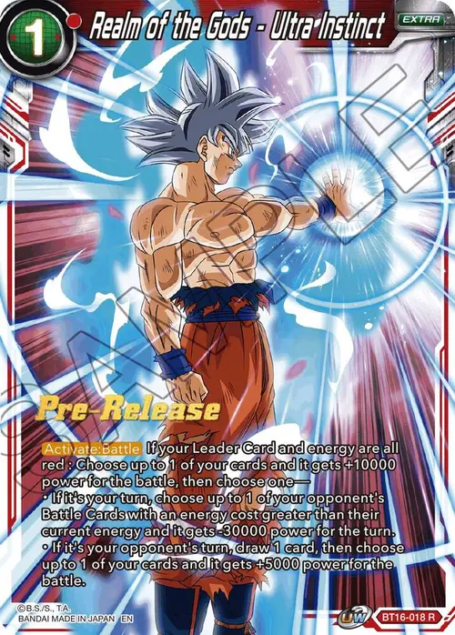 Realm of the Gods - Ultra Instinct card art