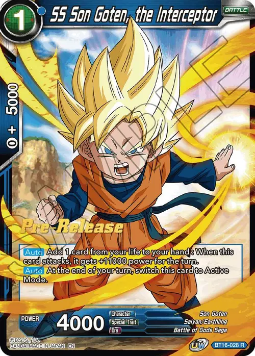 SS Son Goten, the Interceptor card art