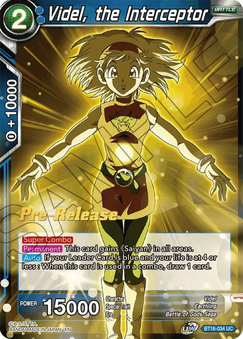 Videl, the Interceptor card art