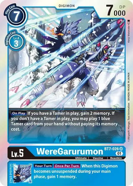 WereGarurumon card art