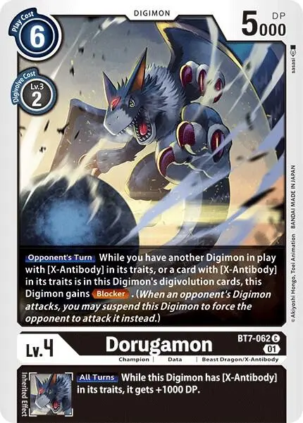 Dorugamon card art