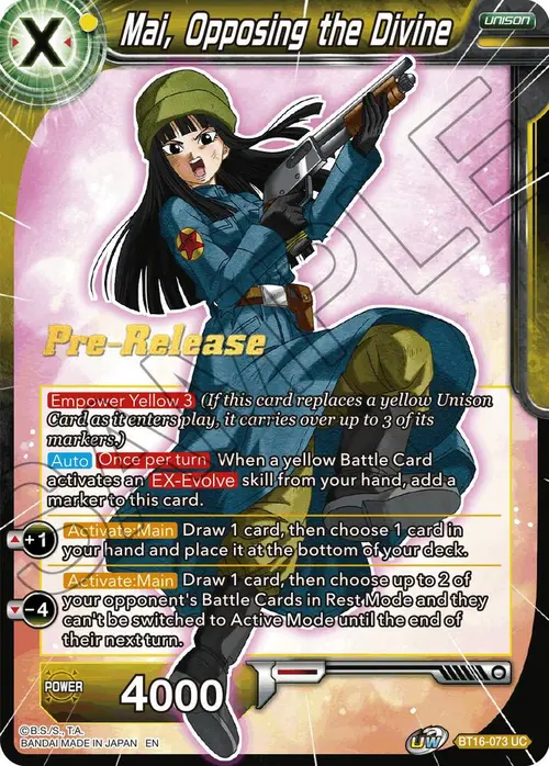 Mai, Opposing the Divine card art