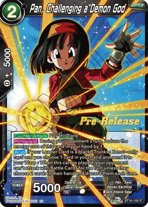 Pan, Challenging a Demon God card art