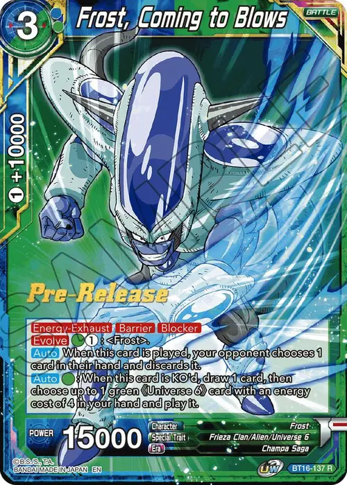 Frost, Coming to Blows card art