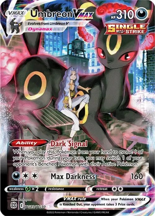 Umbreon VMAX card art