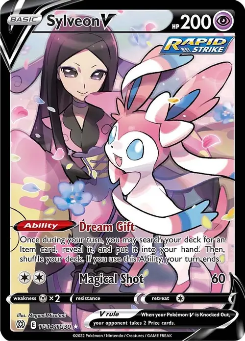 Sylveon V card art