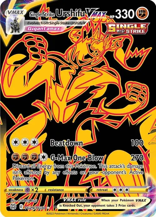 Single Strike Urshifu VMAX (Secret) card art