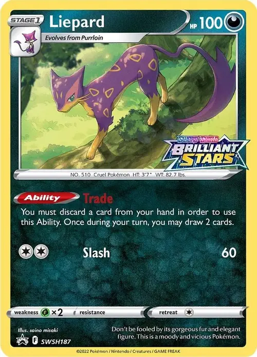 Liepard - SWSH187 card art