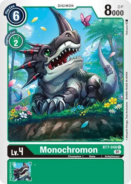 Monochromon card art