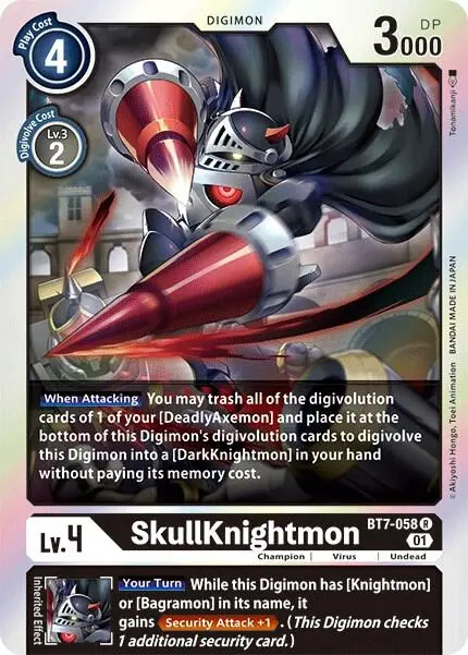 SkullKnightmon card art