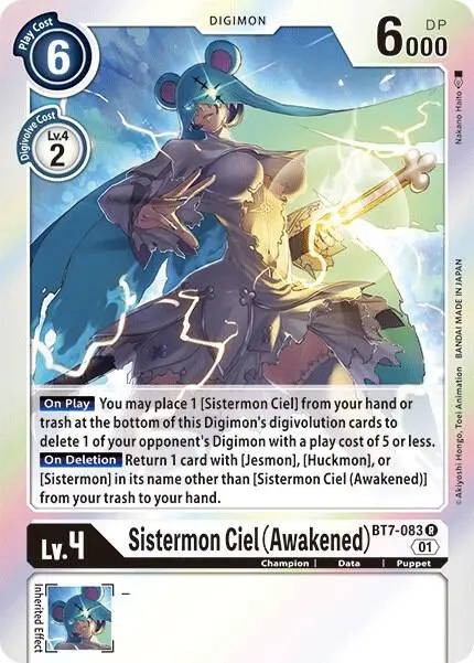 Sistermon Ciel (Awakened) card art